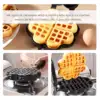 Gas-Type Household Love Waffle Mold Baking Mold Household Non-Stick Cake Pan DIY Waffle Maker 4
