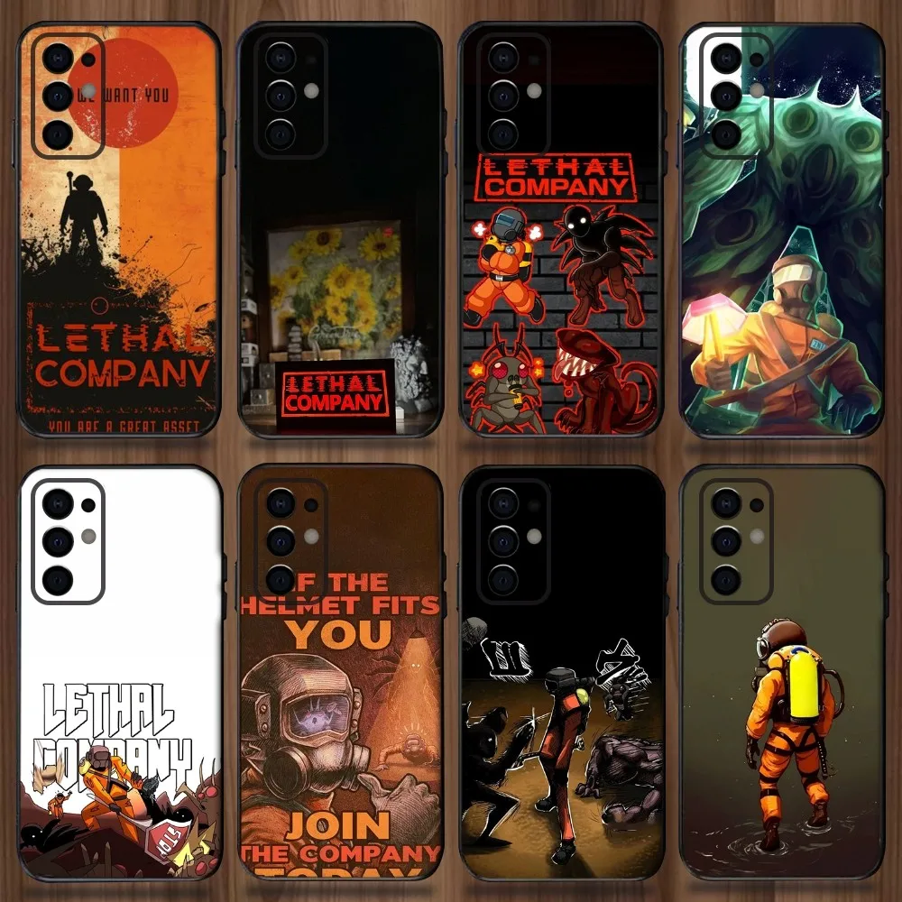 Игровой L-чехол для телефона для Samsung Galaxy A13,A21s,A22,A31,A32,A52,A53,A71,A80,A91, мягкий черный Чехол