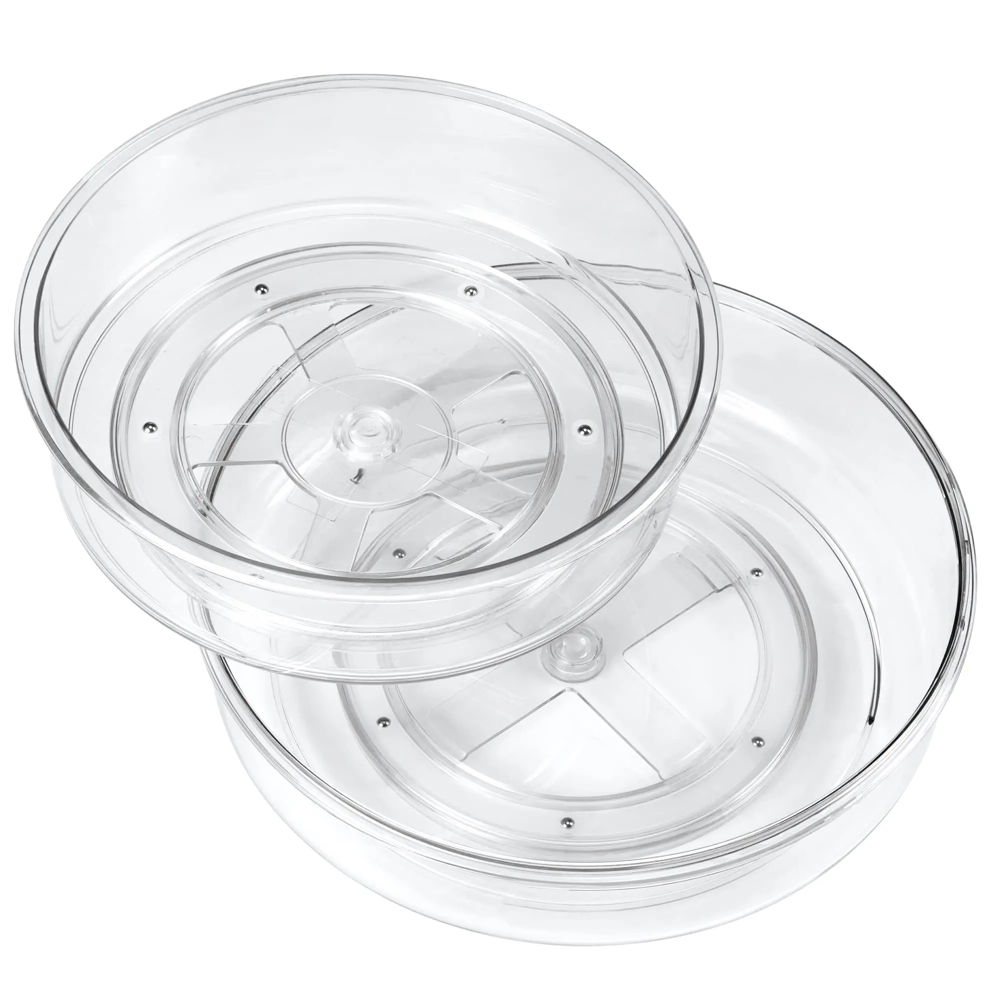 

Pack, Lazy Susan Organizer for Cabinet, 12 Inch &10 Inch Lazy Susan Turntable for Fridge, Pantry Organization and Storage