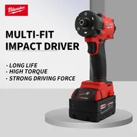 Milwaukee Brushless Impact Driver 300NM 18V Machines Repair Screwdriver Impact Drill Rechargable Battery 4 Speed Power Tool 1