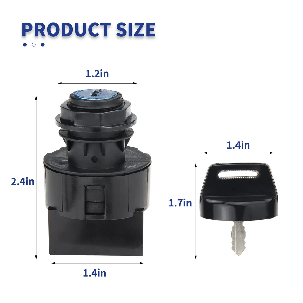 4012165 Ignition Switch Lock Keys Set Fit for Polaris RZR 570 800 900