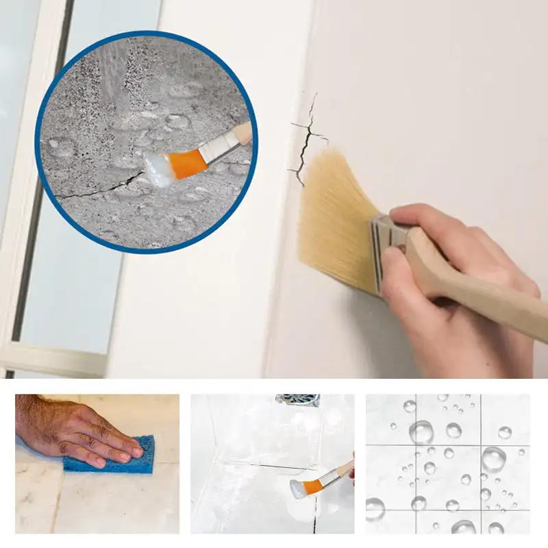Transparent Waterproof Glue Bathroom Caulk Clear Silicone Sealant No Trace  Leak Repair Tool Bond AliExpress