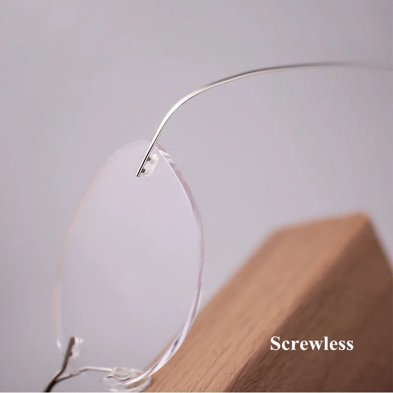 Chashma Rimless Oval Eyeglasses 6