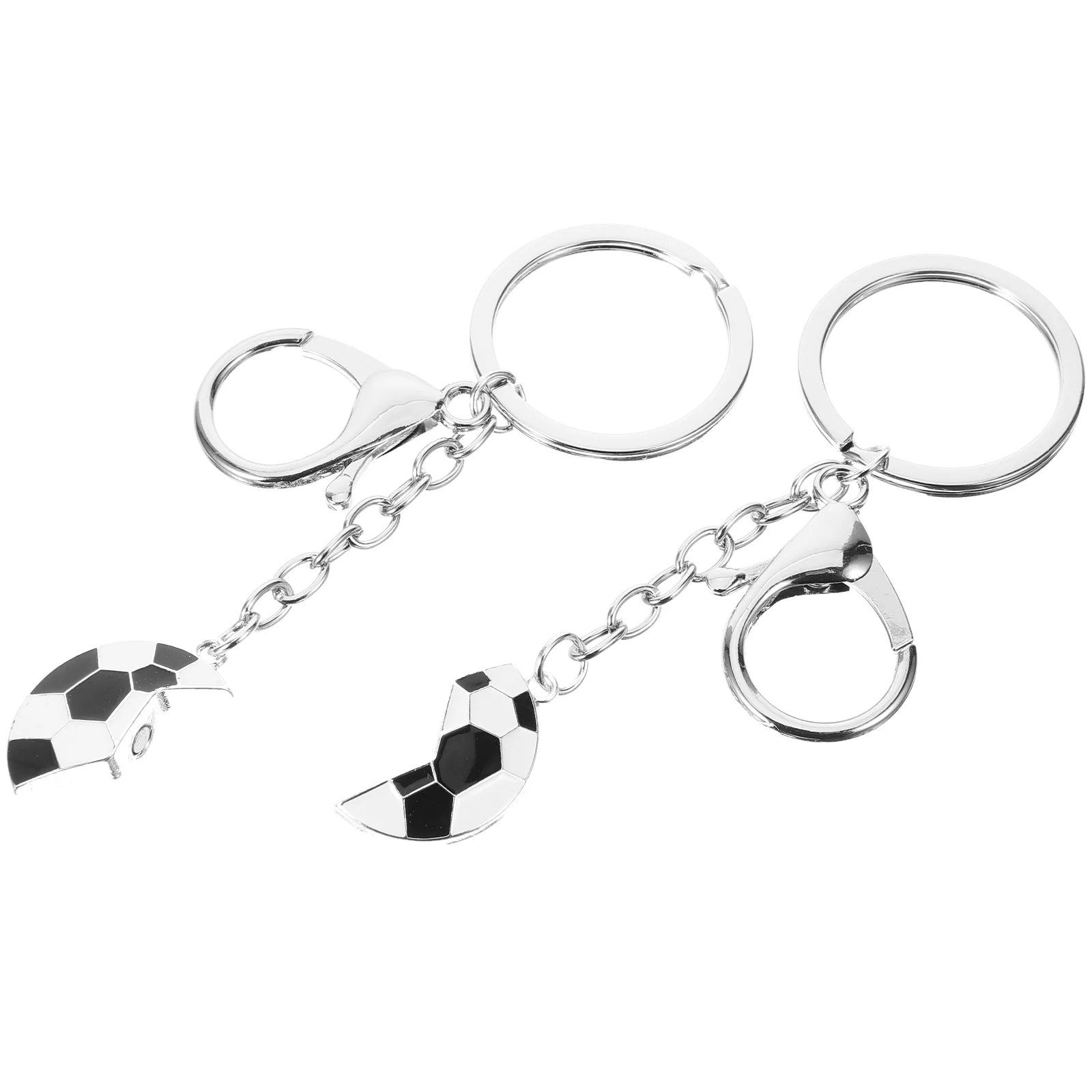 

Football Keychain Sports Decoration Holder Ring Chains Bag Pendant Hanging Alloy Charm Utility