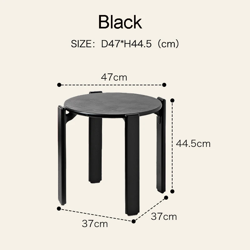 black stool