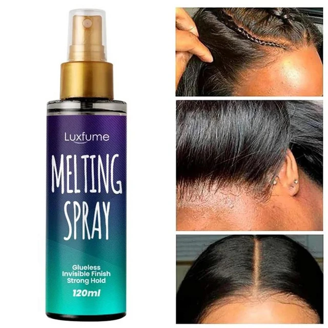 120ML Melting Spray For Lace Wigs Quick Drying Long Lasting Invisible Lace  Natural Melting And Holding Mousse For lace Wig Spray - AliExpress