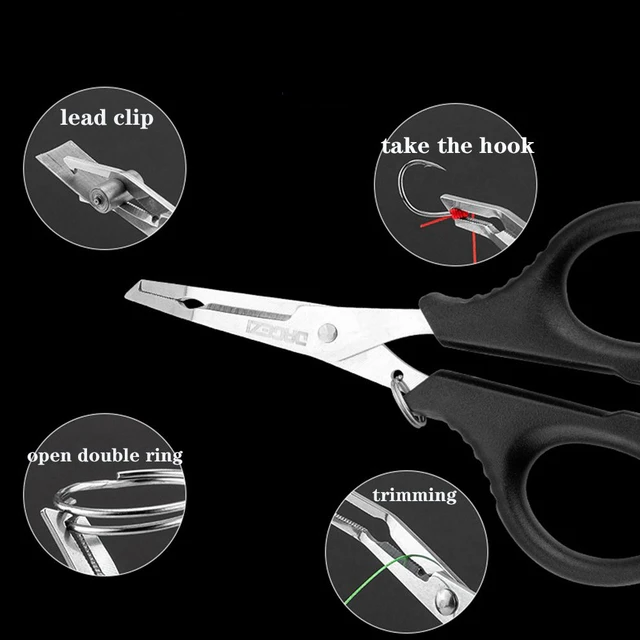 NS BLACK HOLE Braid Line Cutting Scissors N-TOOL PE CUTTER