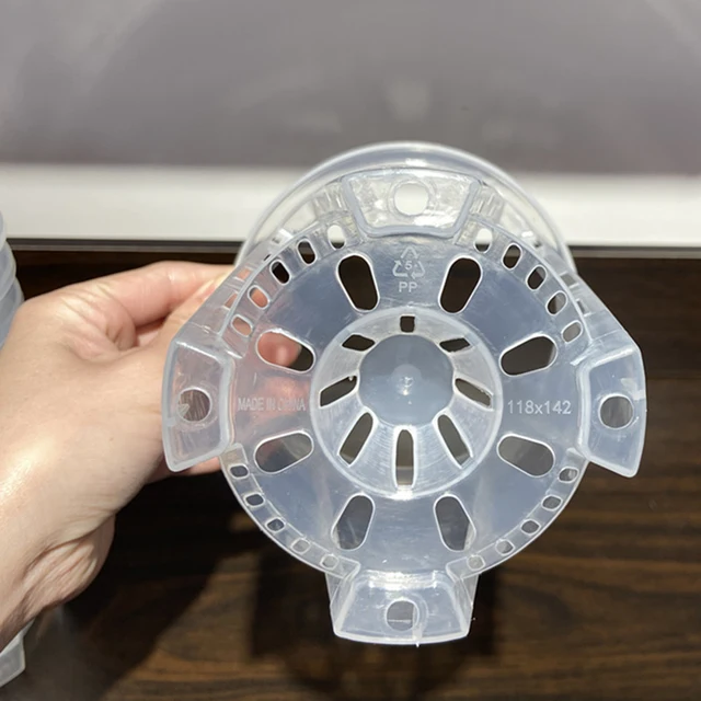 Virágcserélő Hálószobás Gyökérvezérlés Tiszta Edény Kerti Növényi Vízelvezető Edények Lyukakkal Átlátszó Virág Pozsgás Növények Növény - Image 2