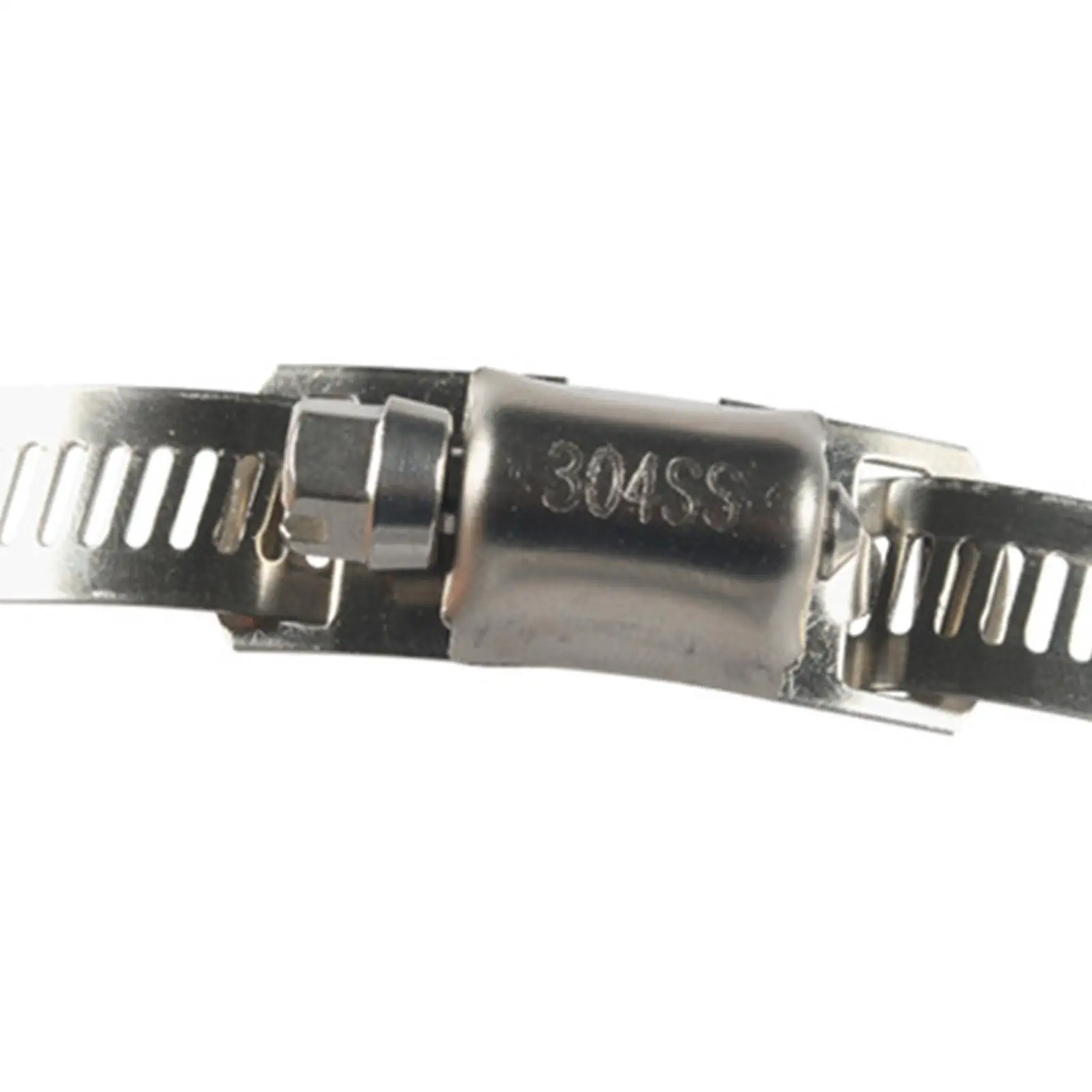 304 Stainless Steel Hose Clamp Adjustable Metal Strap Adjustable Screw Clip for Mechanical Pole Plumbing Worm Gear Hose Air Duct