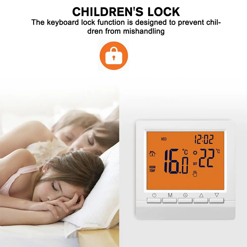 Thermoregulator Programmable Wireless Room Digital Smart Thermostat Termostat for Boiler Floor Water Heating Termostato