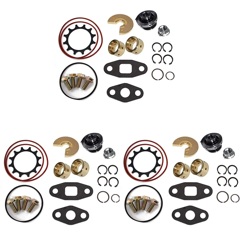 3X Turbo Charger Repair Rebuild Kit 468139-0000 For Garrett T3 T4 Tb03 Ta31 T04B T04E Tbp4