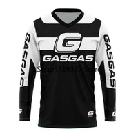 GASGAS Motorcycle Riding Clothing Downhill Bike MTB Jersey Men's Long Sleeve Cycling Shirt Maillot Ciclismo Hombre 2