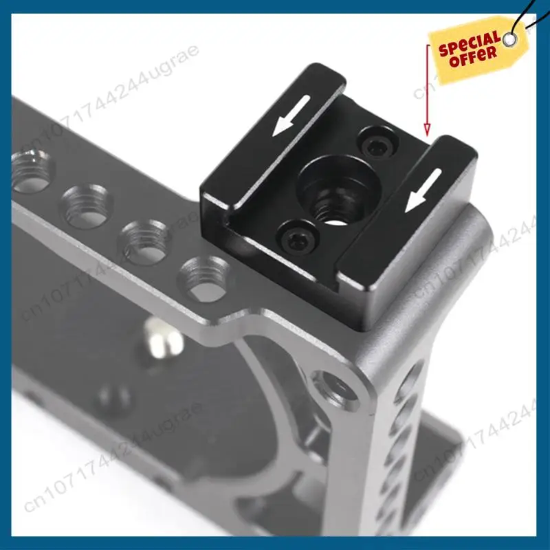 -A15I 3Set DSLR 카메라 케이지 리그/플래시/LED 조명/마이크/모니터 장착용 1/4 스레드 콜드 핫슈 마운트 어댑터