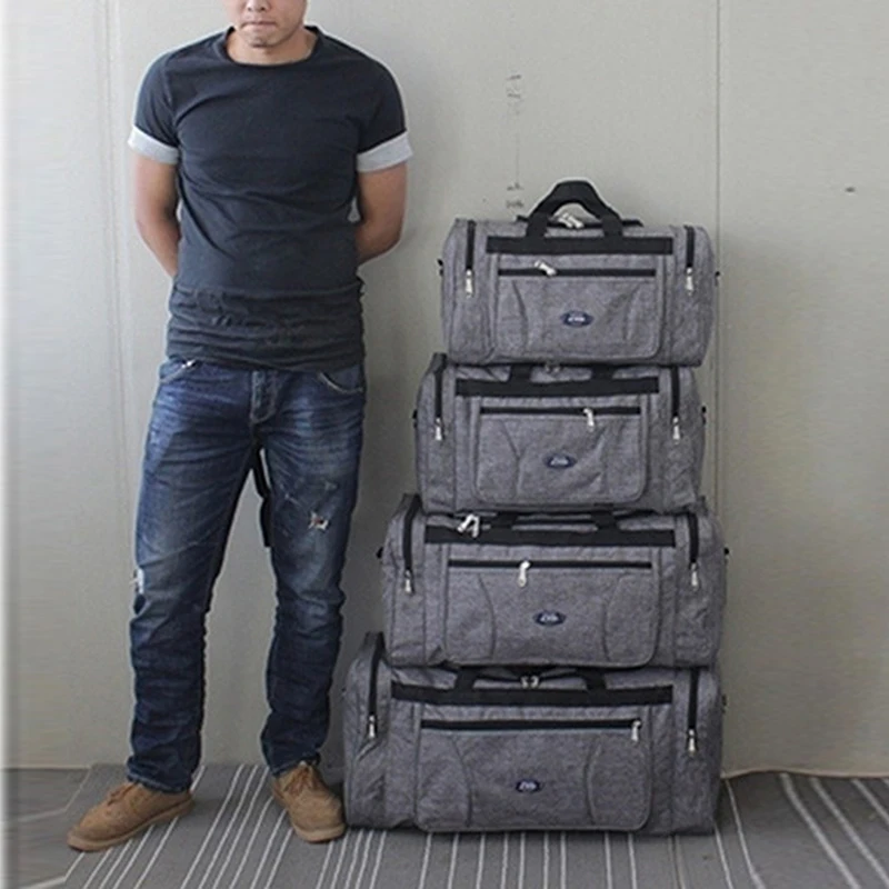 Men Travel Bags Hand Luggage Oxford Waterproof Big Travel Bag Business Large Capacity Duffle Travel Bag - 3