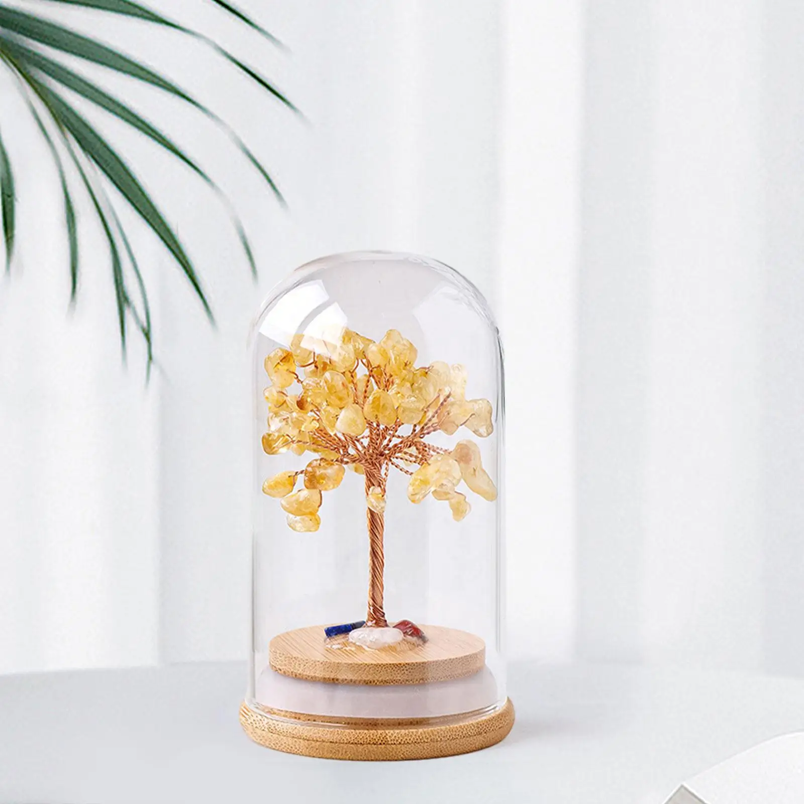 Fortune Trees Statue Indoor Art Desktop Nature Gift Lucky Tree for Housewarming Fireplace Living Room Bookshelf Wedding Ceremony