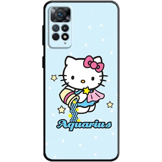 thumbnail image 1 of Funda de teléfono con dibujos animados de Hello Kitty para Redmi 10C, 10, 9, 9A, 12C, 9C, K40, K50, Gaming Note 11, 10, 9, 9S, 8, 9T, 8T, 7, 12 Pro, 1 of 5