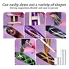 Cat Eye Nail Magnetic Stick 4 Combination Magnets For UV Gel 3D Line Strip Effect Multi-function Magnetic Board Nails Art Tool 2