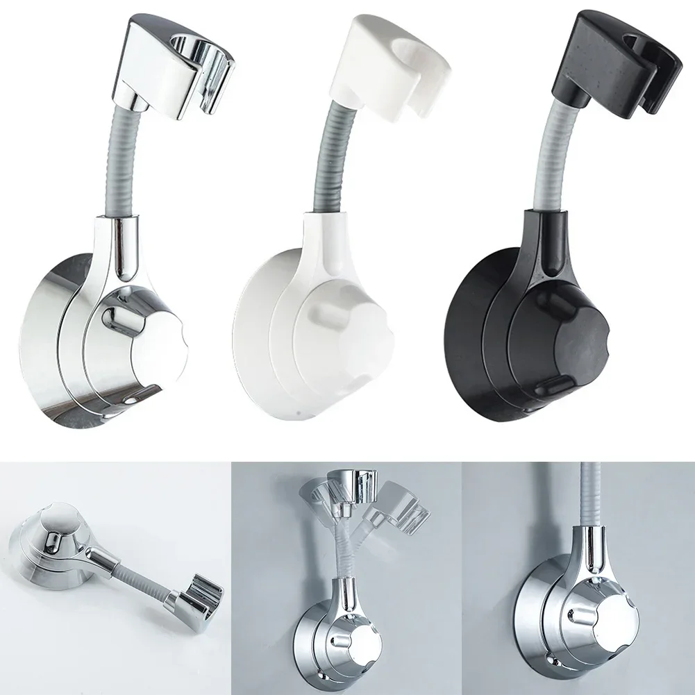 Description Picture 3 of itemShower Holder Suction Cup Holder 360° Adjustable Showerhead Holders Plating Shower Rail Head Holder Bathroom Wall Mount Bracket