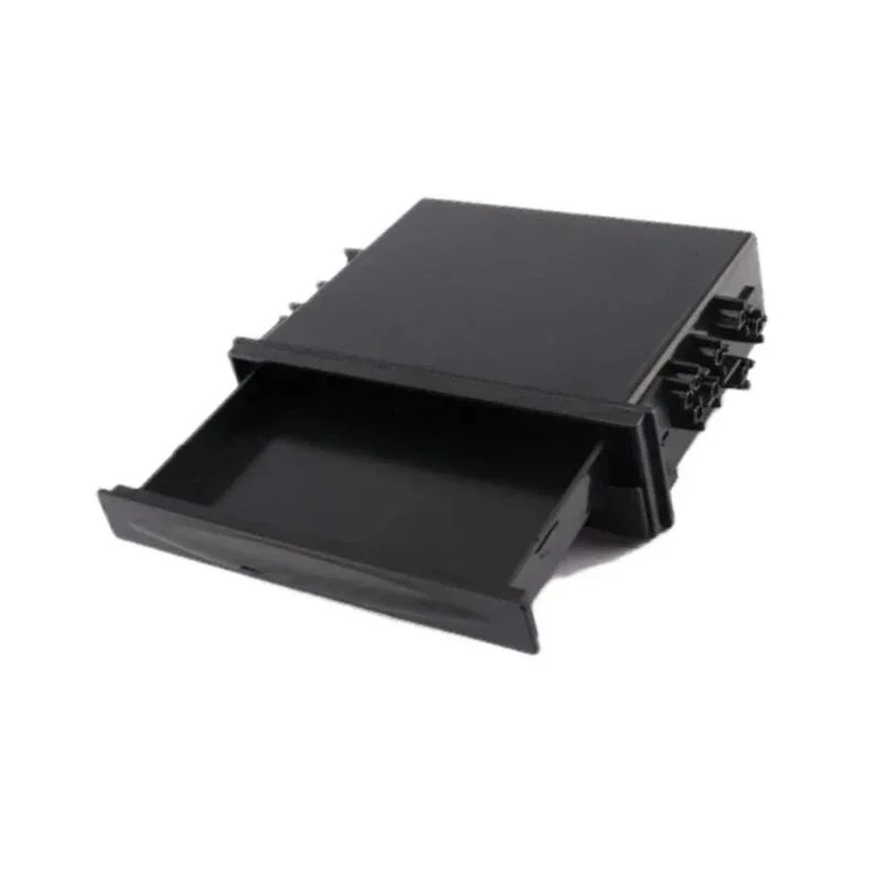 Car Double Radio Pocket Kit Drink Cup + Box Layer Double Drawer Box Multi-purpose Storage Holder car storage holder