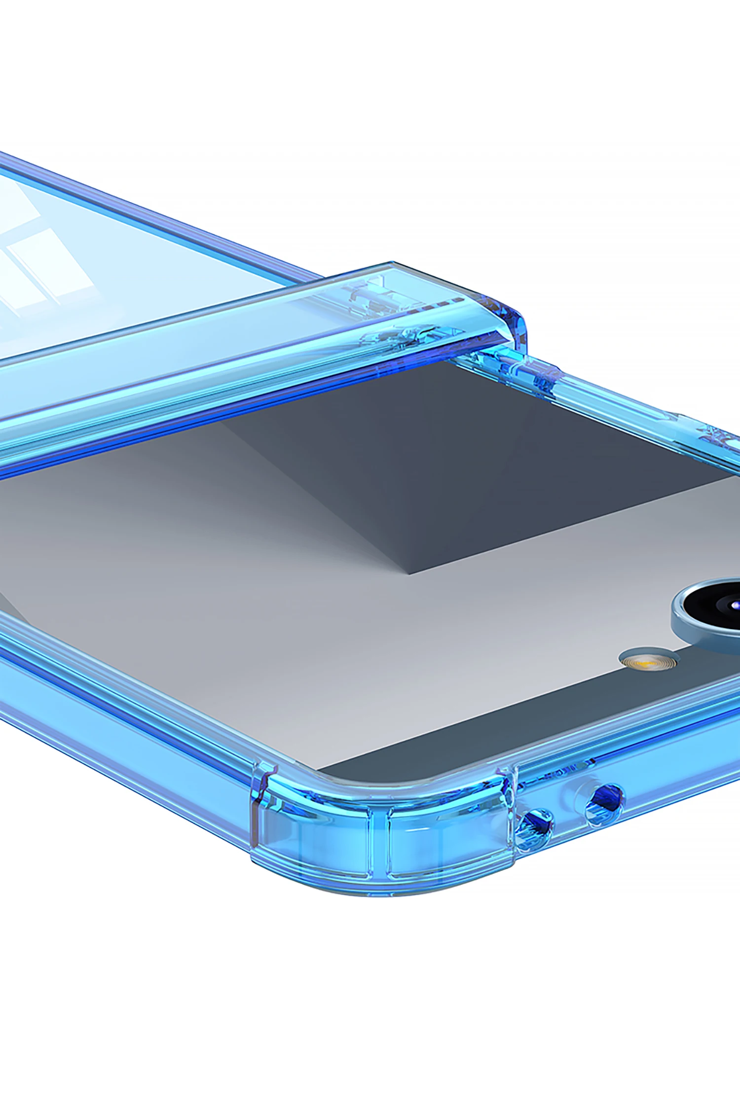 Silicone Airbag Bumper Soft Case for Samsung Galaxy Z Flip 7 6 5 Case Hinge Prot