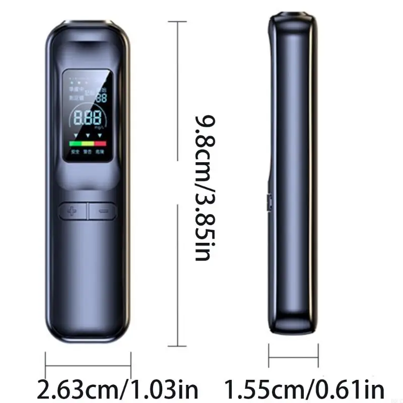 Breathalyzer with Voice Alarm Digital Display Alcohols Tester Accurate Alcohols Detector Accurate