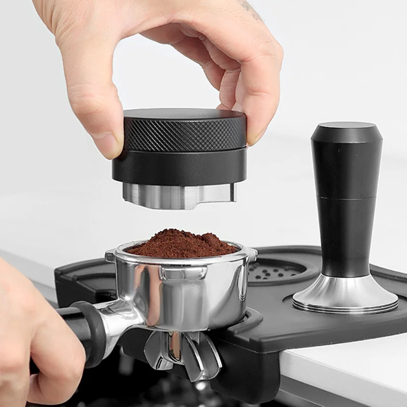 51/53/58mm Gravity Coffee Tamper Automatic Height Adjustment Stainless Steel Espresso Distributor Tamper Coffee Appliance