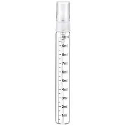 Compact Refillable Travel Perfume Spray Bottle - Mini Portable Scent Container (10ml Clear)