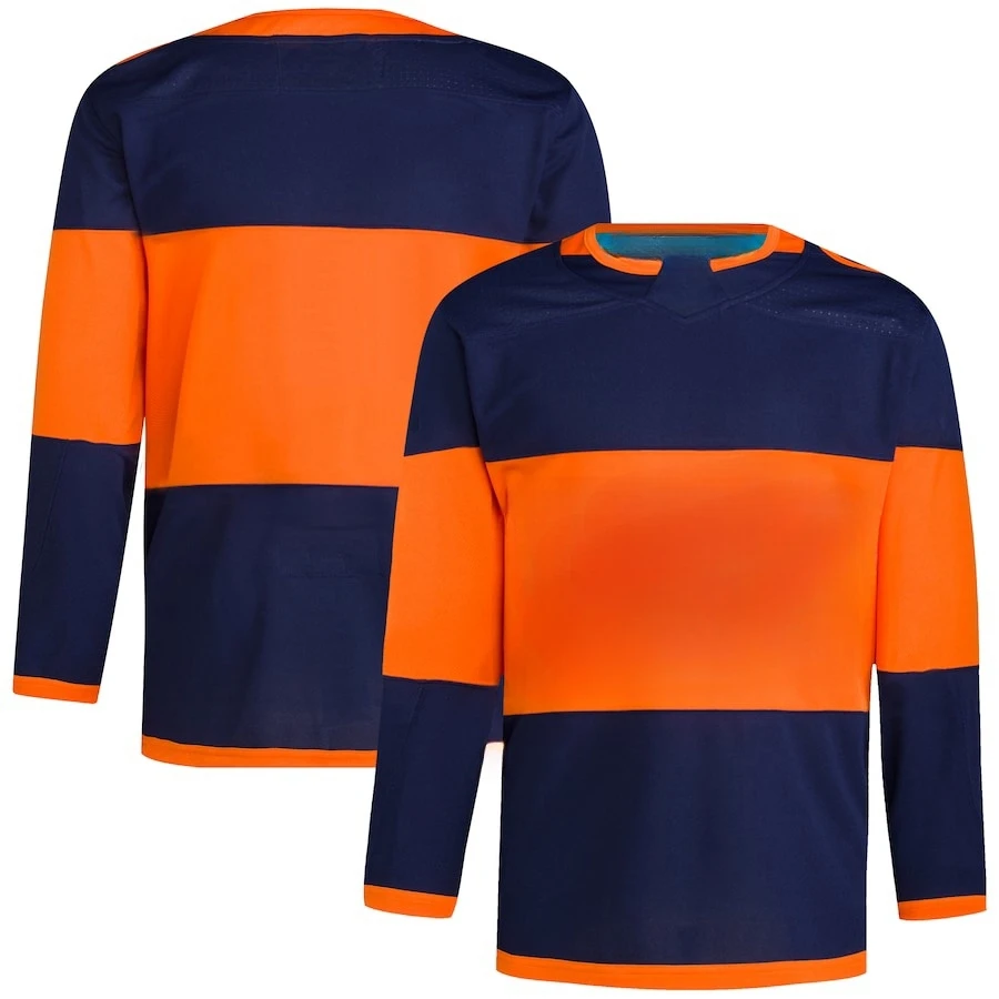 Embroidery New York Hockey Jersey Uniform Men Women Youth