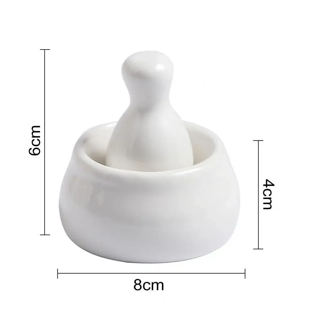 Ceramic Mortar and Pestle Set - Durable Herb & Spice Grinder, Stylish Kitchen Decor Essential