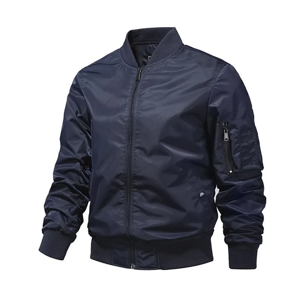 Men's Bomber Jacket Army MA-1 Flight Baseball Varsity College Pilot Air Waterproof Military Tactical Male Winter Coat Men Mens Military Jackets