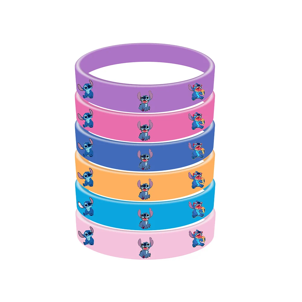 Silicone Bracelets Lilo Stitch Party Gift Supplies Slapping Gift Bags Stickers Birthday Party Decorations