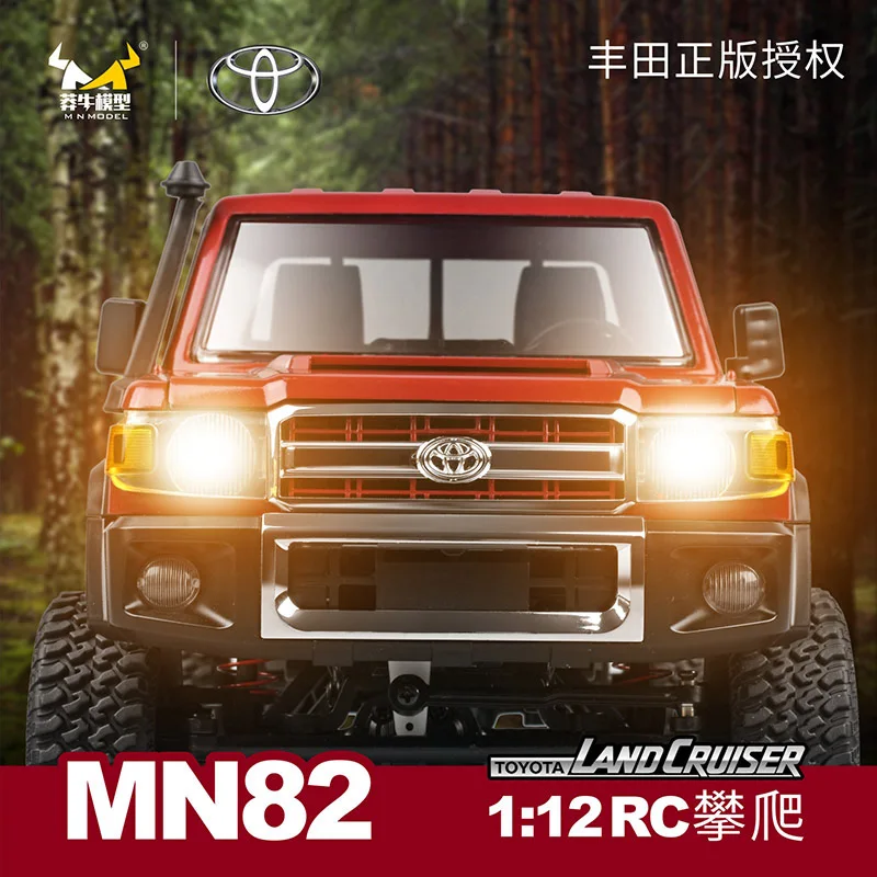 New Mn82 1:12 Remote-controlled Model Car Rc Climbing Off-road Vehicle Lc79 Large Pickup Truck Adult Toy Gift