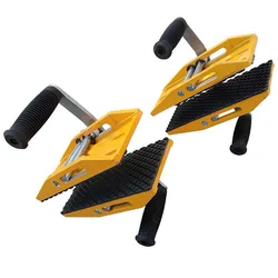 Handed Carrying Clamps Granite Tools for Glass Stone Slab Lifting Tool with Rubber for Ceramic Marble