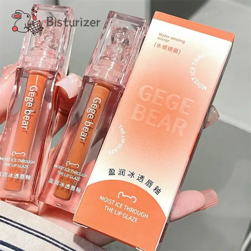 Specchio D'Acqua Lucidalabbra Formazione Di Film Veloce Trucco Per Labbra Trucco Lucidalabbra Idratante Rossetto In Vetro Da 40G Piccolo E Portatile