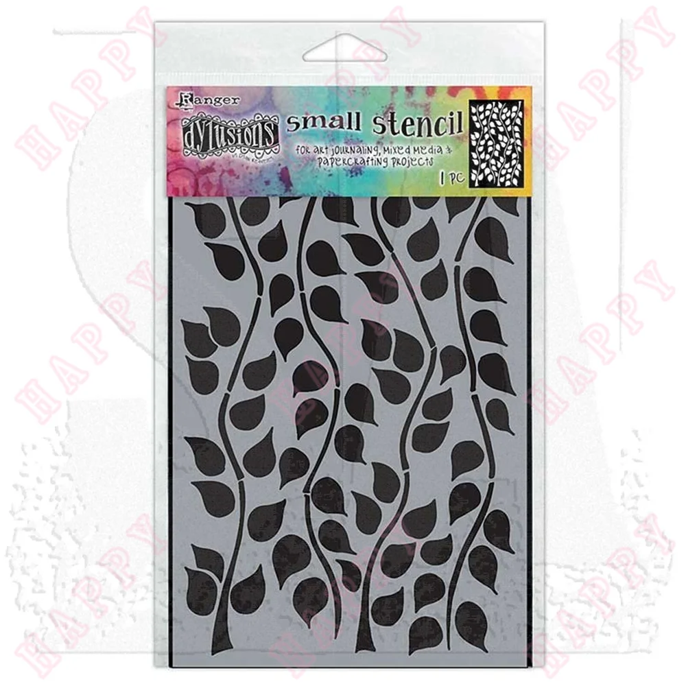 

Leaf It Out Plastic Stencils For 2022 DIY Scrapbook Envelope Diary Photo Album Paper Cards Decorative Craft Embossing Template