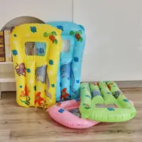 Inflatable Pool Float Cartoon Pool Raft for Kids Garden Water Pool Toy Foldable Nonleak Kids Surfboard Party Favor 1