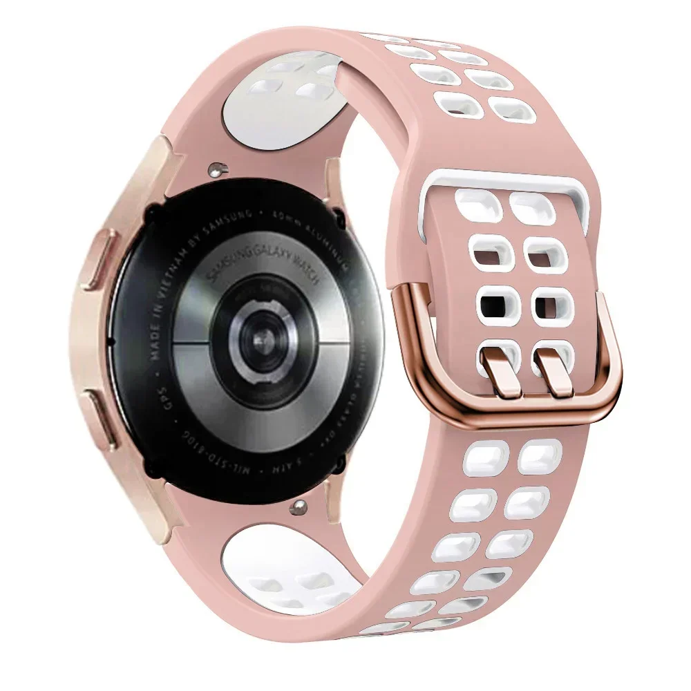Two-Tone No Gap Silicone Watch Strap - Premium Design