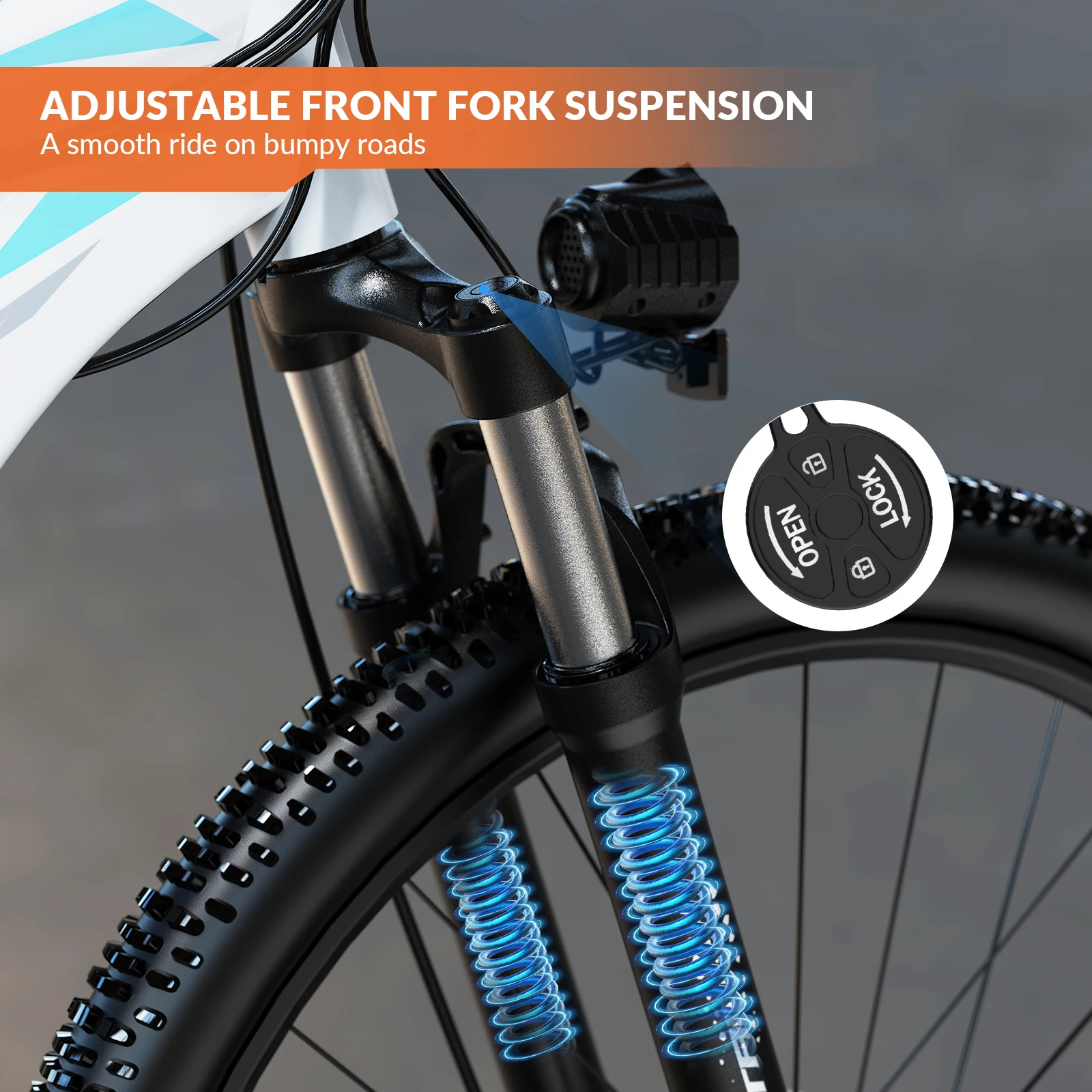 ionTH W5HEEL AB17 Electric sBike, 500W Motor, 468Wh Removable Battery, 37KM/H Max Speed, Color LCD Display, Front Suspen 4