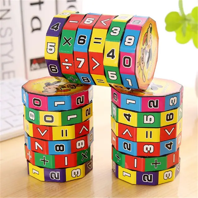 Games Mathematics Toy Puzzle Game Learning Numbers For Kid Education Toy Fun Calculate Game Montessori Educational Toy Children 5
