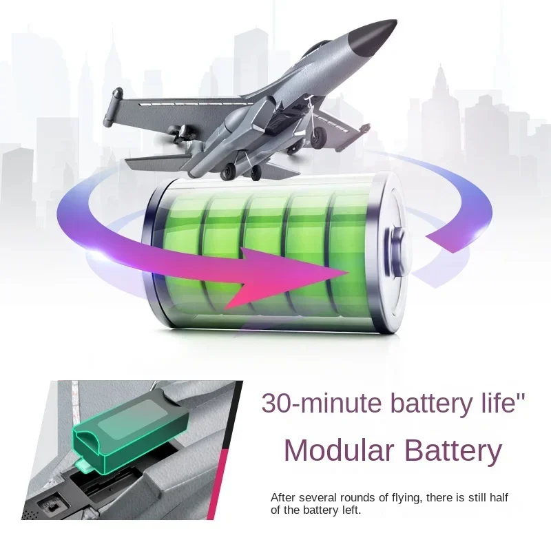 G1 Fighter Jet 39mm Length EPP 2.4GHz 300 Meters Length Electric RC Aircraft Rc Plane Drone Frame Remote Control Airplane Toy 5
