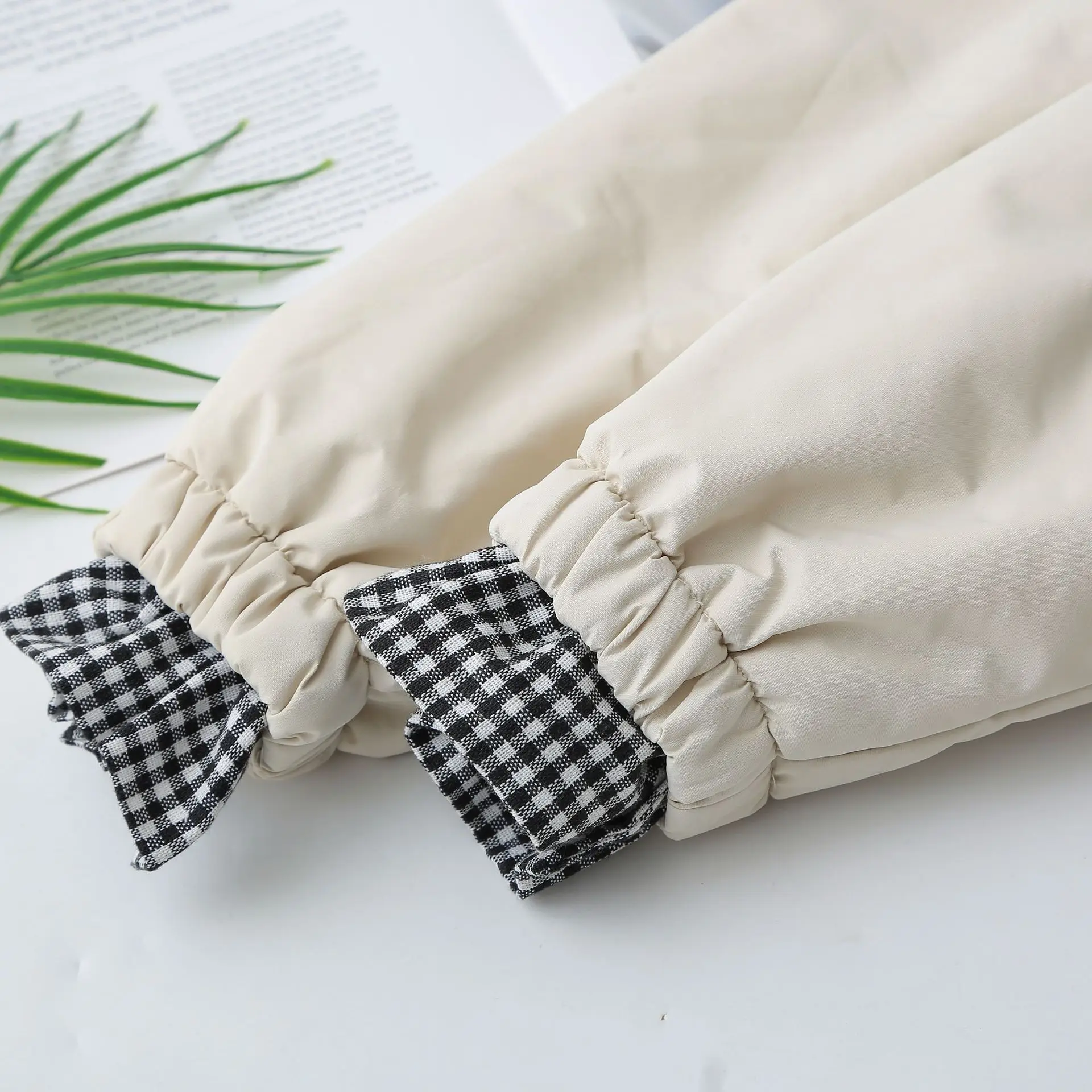 XXXXL Fashion Plus Size Women's Parkas Fake Two Pieces Hooded Padded Jackets Warm Coat Winter Wear Casual And Youthful 2579