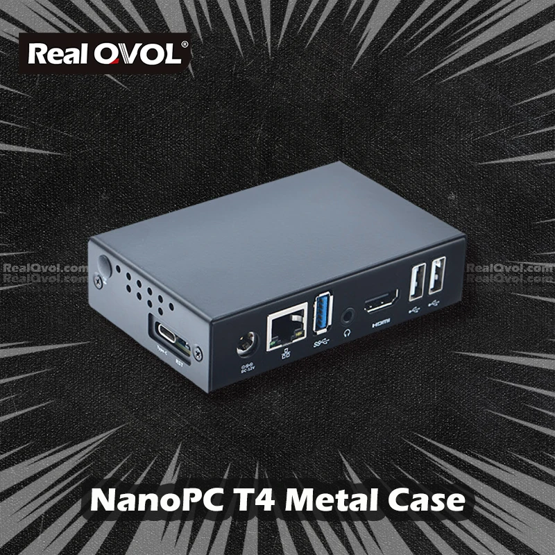 

Металлический Чехол RealQvol FriendlyELEC для NanoPC T4