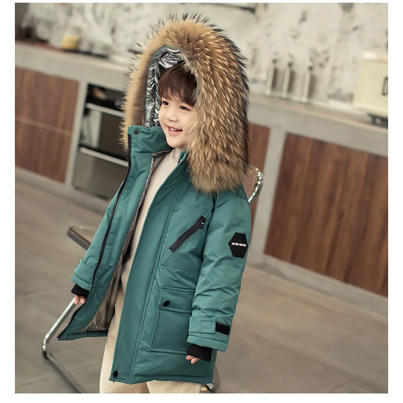 Boys Winter Coat Padded Jacket 2020 New Children's Thick Down Jacket  Children's Clothing Bright Face Padded Jacket 2-6t - Down & Parkas -  AliExpress