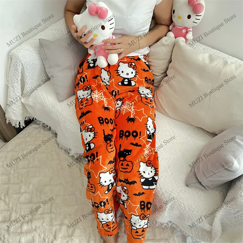 Pantalon Pyjama Halloween Femme Hello Kitty Pants Sanurgente