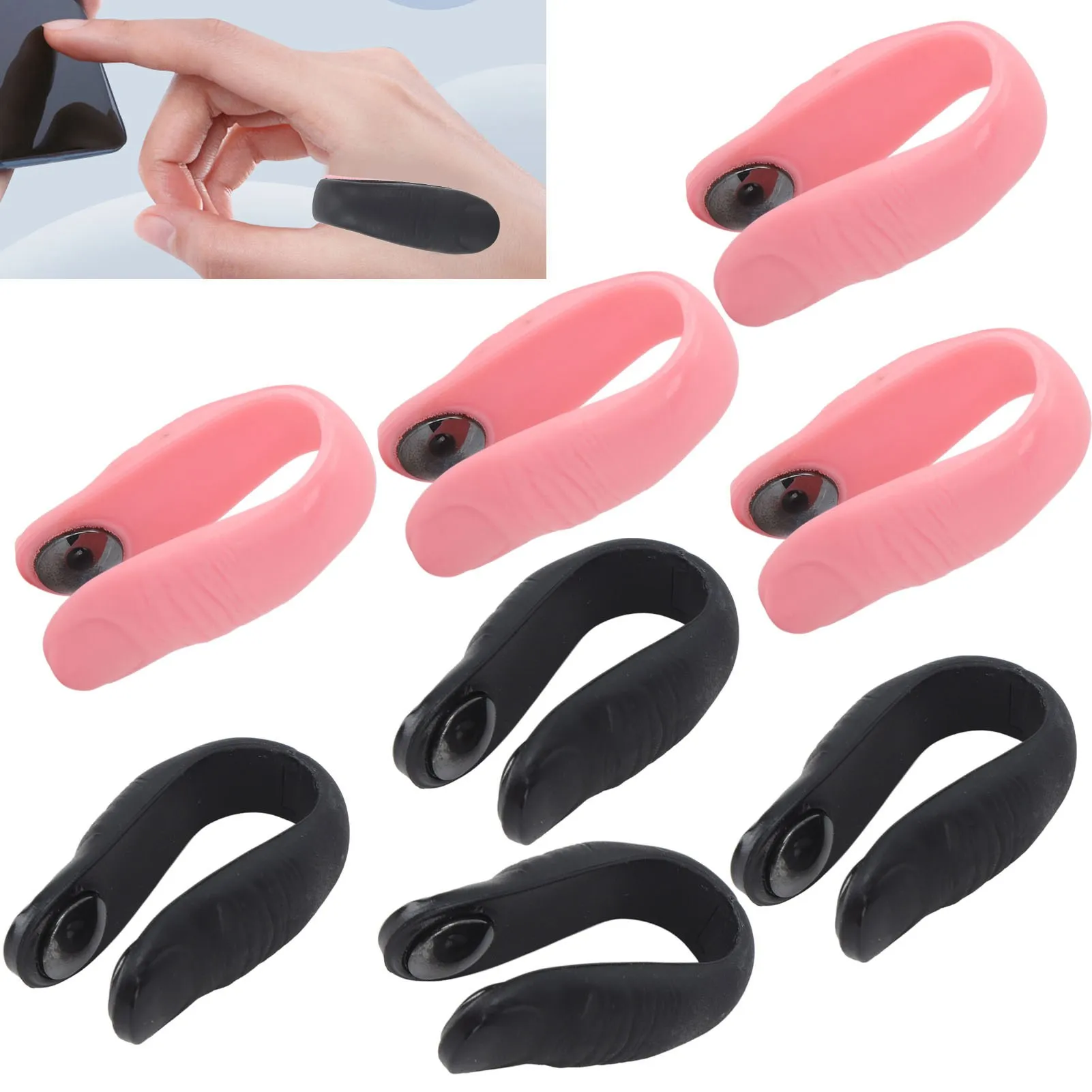 Finger massage clip 4pcs Acupressure point clip hand pressure point clip stress reduction wearable magnets headache migraine relief