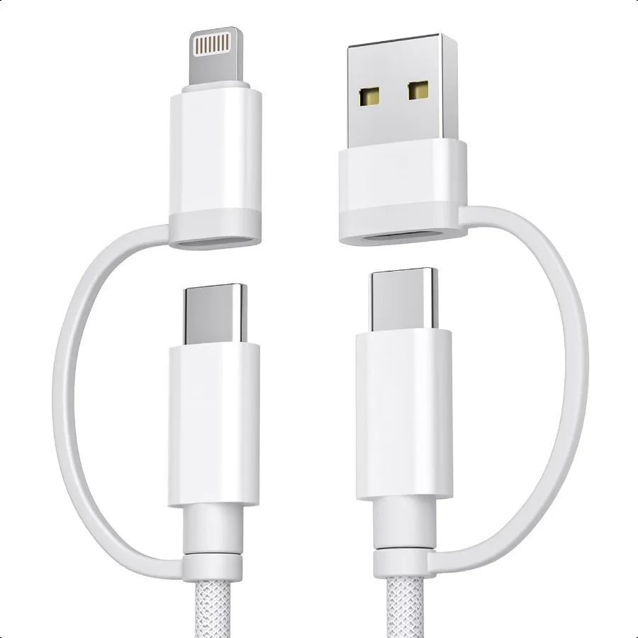 4 in 1 USB C Charger Cable for iPhone Pro
