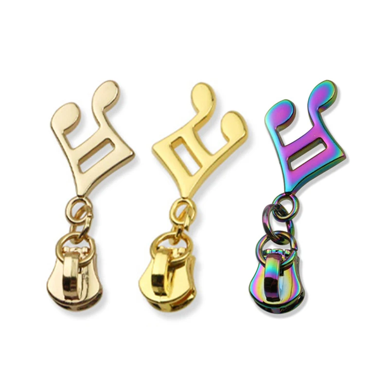 5# Metal Zipper Puller Slider Header For Bag Hardware Zipper Accessories Clothes Jacket Backpack Garment Decor Zip Head Puller