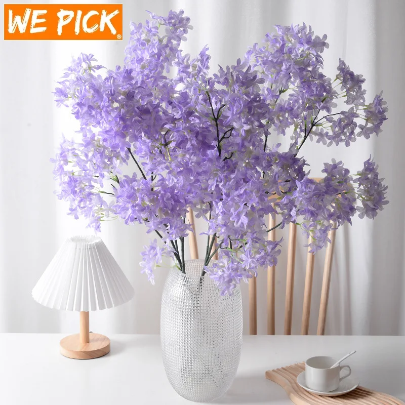 Artificial Flowers Wedding Decoration  Silk Flower Arrangement Supplies -  Lavender - Aliexpress