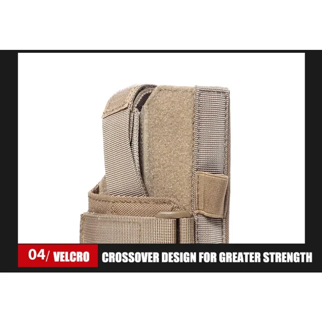 오른손잡이 전술 총 케이스: 야외 전투 게임을 위한 필수 홀스터