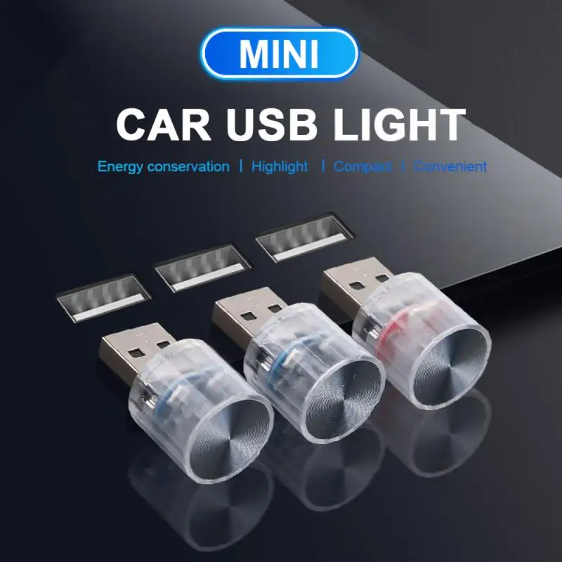

Usb Atmosphere Light Durable Led Car Atmosphere Light Universal Mini Decoration Car Interior Accessories Atmosphere Light